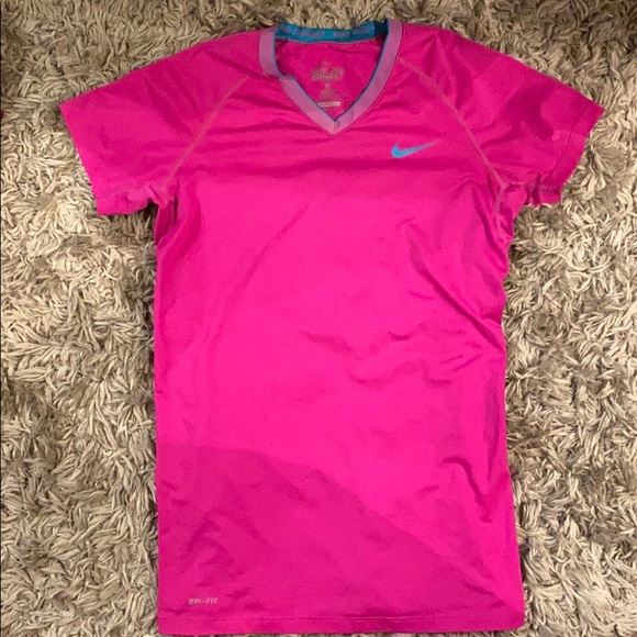 hot pink workout shirt